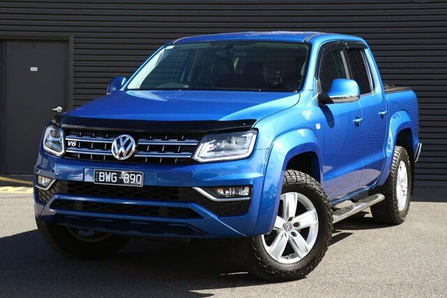 Used Volkswagen Amarok 2H MY17 TDI550 4MOTION Perm Ultimate Frankston, 2017 Volkswagen Amarok 2H MY17 TDI550 4MOTION Perm Ultimate Blue 8 Speed Automatic Utility