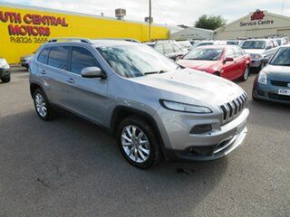 2014 Jeep Cherokee KL Limited (4x4) Silver 9 Speed Automatic Wagon.