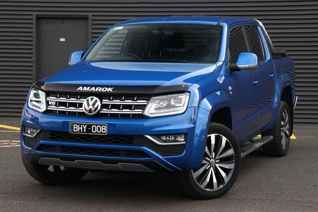 Used Volkswagen Amarok 2H MY20 TDI580 4MOTION Perm Ultimate Frankston, 2020 Volkswagen Amarok 2H MY20 TDI580 4MOTION Perm Ultimate Blue 8 Speed Automatic Utility