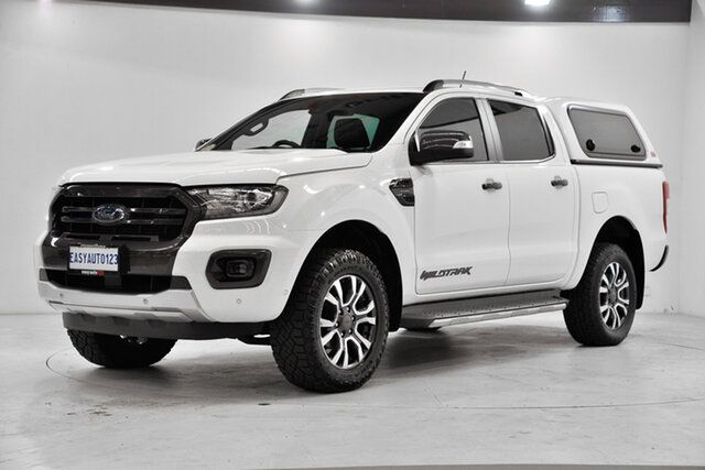 Used Ford Ranger PX MkIII 2019.00MY Wildtrak Brooklyn, 2019 Ford Ranger PX MkIII 2019.00MY Wildtrak White 10 Speed Sports Automatic Double Cab Pick Up