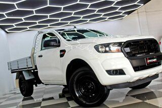 2017 Ford Ranger PX MkII MY18 XL 2.2 Hi-Rider (4x2) White 6 Speed Automatic Cab Chassis.
