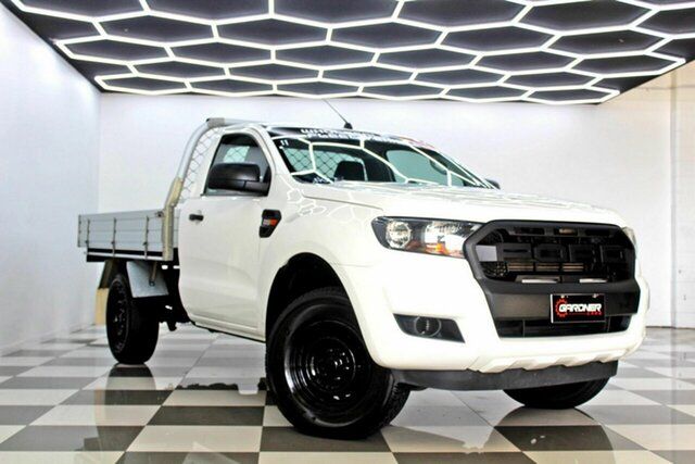 Used Ford Ranger PX MkII MY18 XL 2.2 Hi-Rider (4x2) Burleigh Heads, 2017 Ford Ranger PX MkII MY18 XL 2.2 Hi-Rider (4x2) White 6 Speed Automatic Cab Chassis