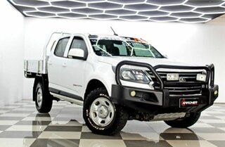 2016 Holden Colorado RG MY17 LS (4x4) White 6 Speed Manual Crew Cab Chassis.