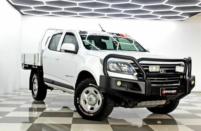 Used Holden Colorado RG MY17 LS (4x4) Burleigh Heads, 2016 Holden Colorado RG MY17 LS (4x4) White 6 Speed Manual Crew Cab Chassis