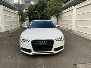 2014 Audi A5 8T MY14 S Tronic Quattro White 7 Speed Sports Automatic Dual Clutch Coupe