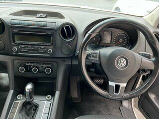 2012 Volkswagen Amarok 2H MY12.5 TDI420 Trendline (4x4) White 8 Speed Automatic Dual Cab Utility