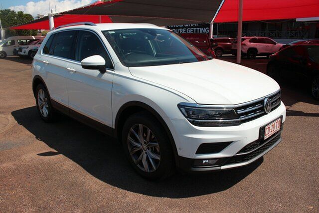 Used Volkswagen Tiguan 5N MY17 140TDI DSG 4MOTION Highline Darwin, 2017 Volkswagen Tiguan 5N MY17 140TDI DSG 4MOTION Highline White 7 Speed 7 SP AUTO DIRECT SHIFT