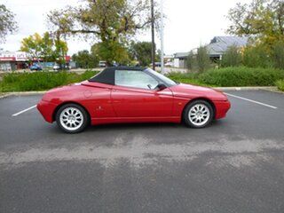 2003 Alfa Romeo Spider Twin Spark Veloce Red 5 Speed Manual Convertible.