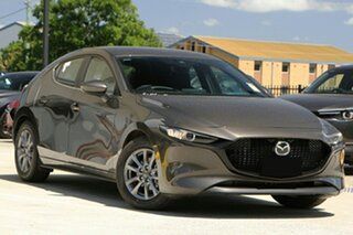 2024 Mazda 3 BP2H7A G20 SKYACTIV-Drive Pure Platinum Quartz 6 Speed Sports Automatic Hatchback.