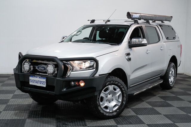 Used Ford Ranger PX MkII 2018.00MY XLT Double Cab Edgewater, 2018 Ford Ranger PX MkII 2018.00MY XLT Double Cab Silver 6 Speed Sports Automatic Utility