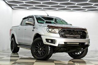 2018 Ford Ranger PX MkII MY18 XLT 3.2 (4x4) Silver 6 Speed Automatic Double Cab Pick Up.