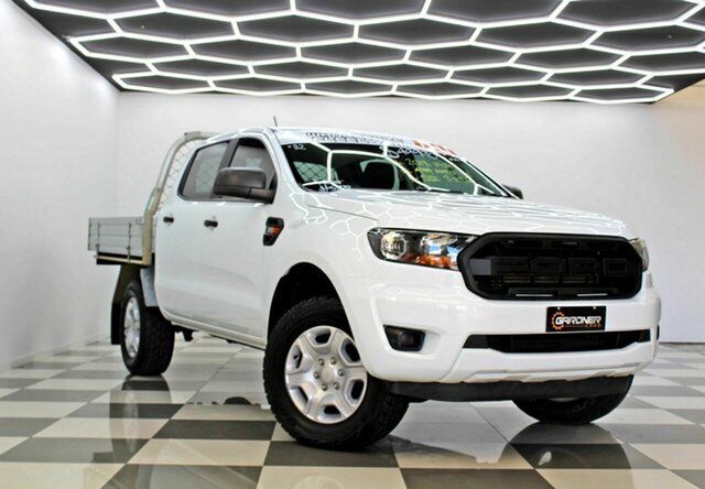 Used Ford Ranger PX MkIII MY19 XL 3.2 (4x4) Burleigh Heads, 2018 Ford Ranger PX MkIII MY19 XL 3.2 (4x4) White 6 Speed Automatic Double Cab Chassis