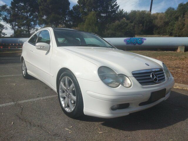 Used Mercedes-Benz C-Class CL203 C200 Kompressor Darlington, 2001 Mercedes-Benz C-Class CL203 C200 Kompressor White 5 Speed Sports Automatic Coupe