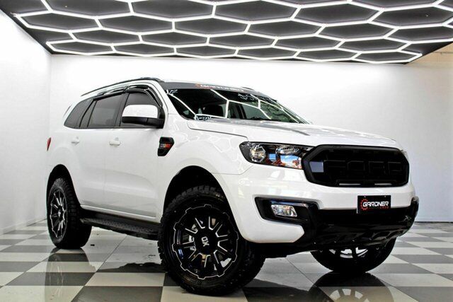 Used Ford Everest UA II MY19 Ambiente (RWD 5 Seat) Burleigh Heads, 2018 Ford Everest UA II MY19 Ambiente (RWD 5 Seat) White 6 Speed Automatic SUV