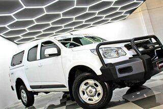 2015 Holden Colorado RG MY16 LS (4x4) White 6 Speed Automatic Crew Cab Chassis.