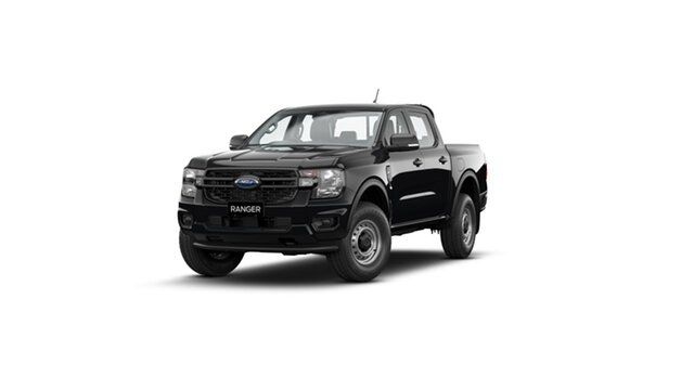 New Ford Ranger PY 2024.00MY XL Hi-Rider Toowoomba, 2024 Ford Ranger PY 2024.00MY XL Hi-Rider Shadow Black 6 Speed Sports Automatic Double Cab Pick Up
