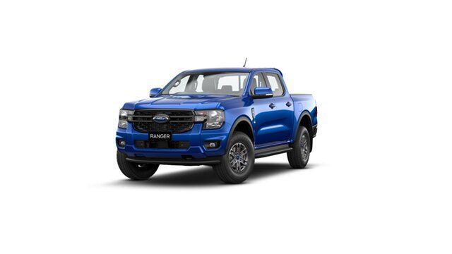 New Ford Ranger PY 2024.00MY XLS Pick-up Double Cab 4x2 Hi-Rider Wangara, 2024 Ford Ranger PY 2024.00MY XLS Pick-up Double Cab 4x2 Hi-Rider Blue Lightning 10 Speed