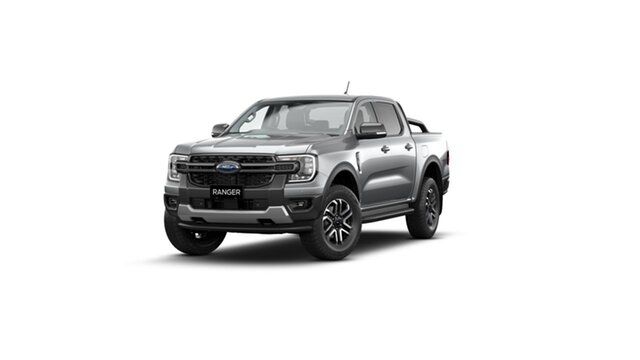 New Ford Ranger PY 2024.00MY Sport Belconnen, 2023 Ford Ranger PY 2024.00MY Sport Silver 10 Speed Sports Automatic Double Cab Pick Up