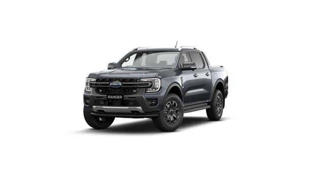 New Ford Ranger PY 2024.00MY Wildtrak Townsville, 2023 Ford Ranger PY 2024.00MY Wildtrak Meteor Grey 10 Speed Sports Automatic Double Cab Pick Up