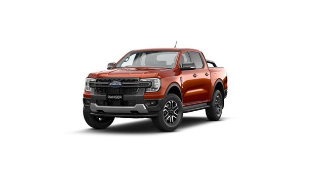 New Ford Ranger PY 2024.00MY Sport Ferntree Gully, 2023 Ford Ranger PY 2024.00MY Sport Sedona Orange 10 Speed Sports Automatic Double Cab Pick Up