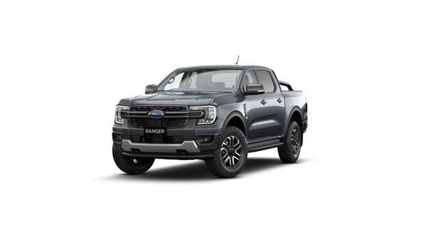New Ford Ranger PY 2024.00MY Sport Wangara, 2024 Ford Ranger PY 2024.00MY Sport Meteor Grey 10 Speed Sports Automatic Double Cab Pick Up