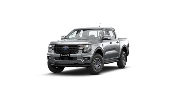 New Ford Ranger PY 2024.00MY XLS Pick-up Double Cab 4x2 Hi-Rider Rockingham, 2023 Ford Ranger PY 2024.00MY XLS Pick-up Double Cab 4x2 Hi-Rider Aluminium 10 Speed