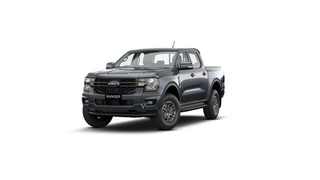 New Ford Ranger PY 2024.00MY XLS Ebbw Vale, 2023 Ford Ranger PY 2024.00MY XLS Meteor Grey 10 Speed Sports Automatic Double Cab Pick Up