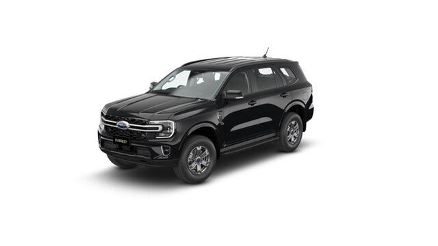 New Ford Everest UB 2024.00MY Ambiente Clarkson, 2024 Ford Everest UB 2024.00MY Ambiente Absolute Black 10 Speed Sports Automatic SUV