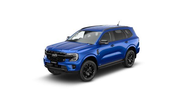 New Ford Everest UB 2024.00MY Sport RWD North Lakes, 2024 Ford Everest UB 2024.00MY Sport RWD Blue Lightning 10 Speed Sports Automatic SUV
