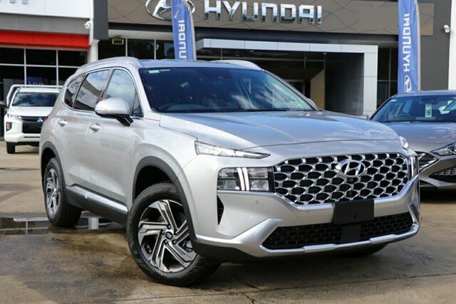 New Hyundai Santa Fe TM.V4 MY23 Active DCT Mount Gravatt, 2023 Hyundai Santa Fe TM.V4 MY23 Active DCT Typhoon Silver 8 Speed Sports Automatic Dual Clutch