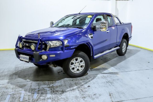 Used Ford Ranger PX XLT Super Cab Canning Vale, 2015 Ford Ranger PX XLT Super Cab Blue 6 Speed Sports Automatic Utility