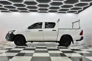 2016 Toyota Hilux TGN121R Workmate White 5 Speed Manual Dual Cab Utility