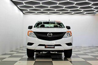 2012 Mazda BT-50 XT Hi-Rider (4x2) White 6 Speed Manual Freestyle Cab Chassis.