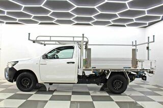 2018 Toyota Hilux TGN121R MY19 Workmate White 6 Speed Automatic Cab Chassis