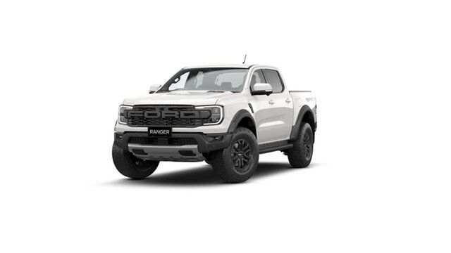 New Ford Ranger PY 2024.00MY Raptor Wangara, 2023 Ford Ranger PY 2024.00MY Raptor Arctic White 10 Speed Sports Automatic Double Cab Pick Up