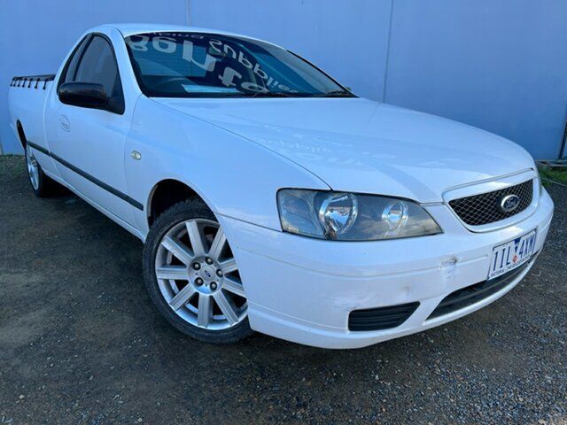 Used Ford Falcon BF MkII XL Hoppers Crossing, 2006 Ford Falcon BF MkII XL White 4 Speed Auto Seq Sportshift Utility