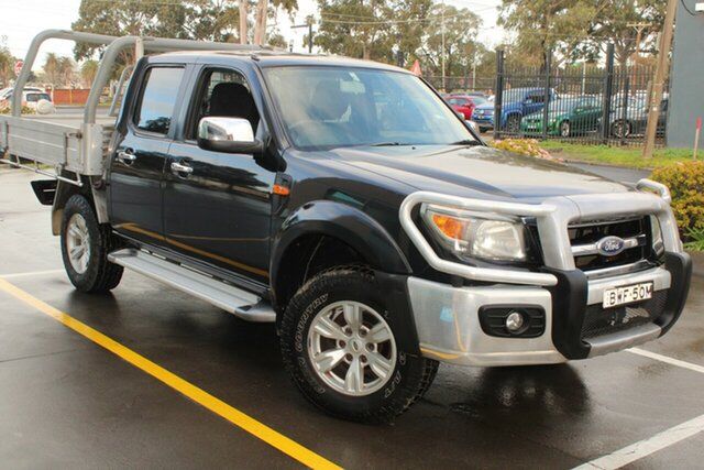 Used Ford Ranger PK XLT (4x2) West Footscray, 2010 Ford Ranger PK XLT (4x2) Black 5 Speed Automatic Dual Cab Pick-up