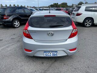 2016 Hyundai Accent RB4 MY17 Active Silver 6 Speed CVT Auto Sequential Hatchback