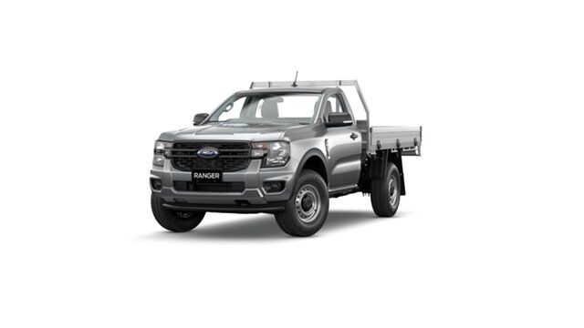 New Ford Ranger PY 2022MY XL Oakleigh, 2023 Ford Ranger PY 2022MY XL Silver 10 Speed Sports Automatic Single Cab Chassis