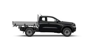 2024 Ford Ranger PY 2024.00MY XL Hi-Rider Shadow Black 6 Speed Sports Automatic Super Cab Chassis