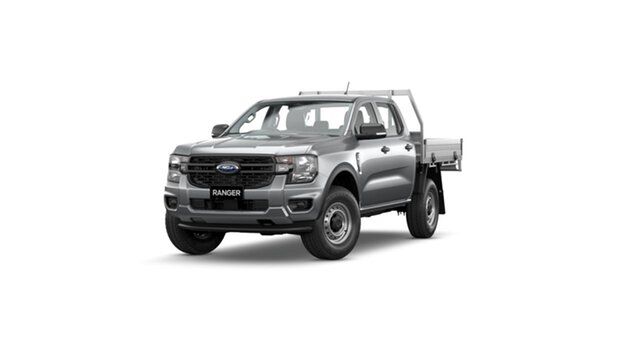 New Ford Ranger PY 2022MY XL Hi-Rider Sebastopol, 2023 Ford Ranger PY 2022MY XL Hi-Rider Aluminium 6 Speed Sports Automatic Double Cab Chassis
