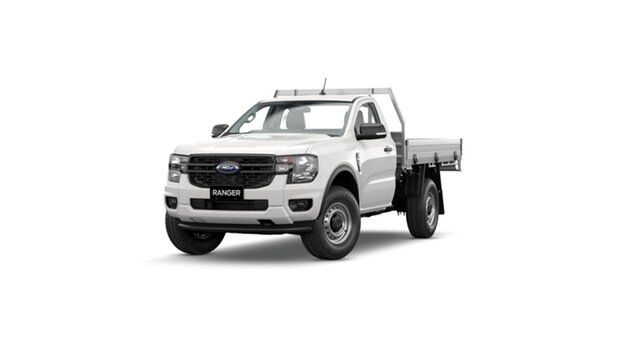 New Ford Ranger PY 2023.50MY XL Wangara, 2023 Ford Ranger PY 2023.50MY XL Arctic White 10 Speed Sports Automatic Single Cab Chassis