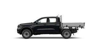 2023 Ford Ranger PY 2023.50MY XL Hi-Rider Shadow Black 6 Speed Sports Automatic Double Cab Chassis.