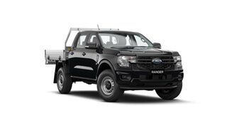 2023 Ford Ranger PY 2023.50MY XL Hi-Rider Shadow Black 6 Speed Sports Automatic Double Cab Chassis