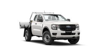 2023 Ford Ranger PY 2022MY XL Hi-Rider Arctic White 6 Speed Sports Automatic Super Cab Chassis