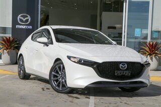 2024 Mazda 3 BP2H7A G20 SKYACTIV-Drive Evolve Snowflake White Pearl 6 Speed Sports Automatic.