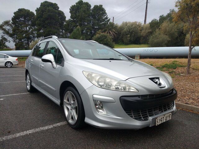 Used Peugeot 308 T7 XS Touring Darlington, 2008 Peugeot 308 T7 XS Touring Silver 6 Speed Sports Automatic Wagon