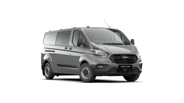 New Ford Transit Custom VN 2023.25MY 340L (Low Roof) Dandenong, 2023 Ford Transit Custom VN 2023.25MY 340L (Low Roof) Grey Matter 6 Speed Automatic Double Cab Van