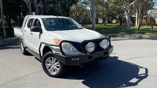 2013 Mazda BT-50 XT (4x4) White 6 Speed Manual Dual Cab Chassis.