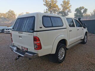 2012 Toyota Hilux KUN26R MY12 SR5 Double Cab White 4 Speed Automatic Utility